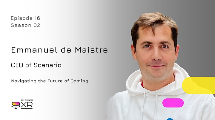 Emmanuel de Maistre - CEO of Scenario